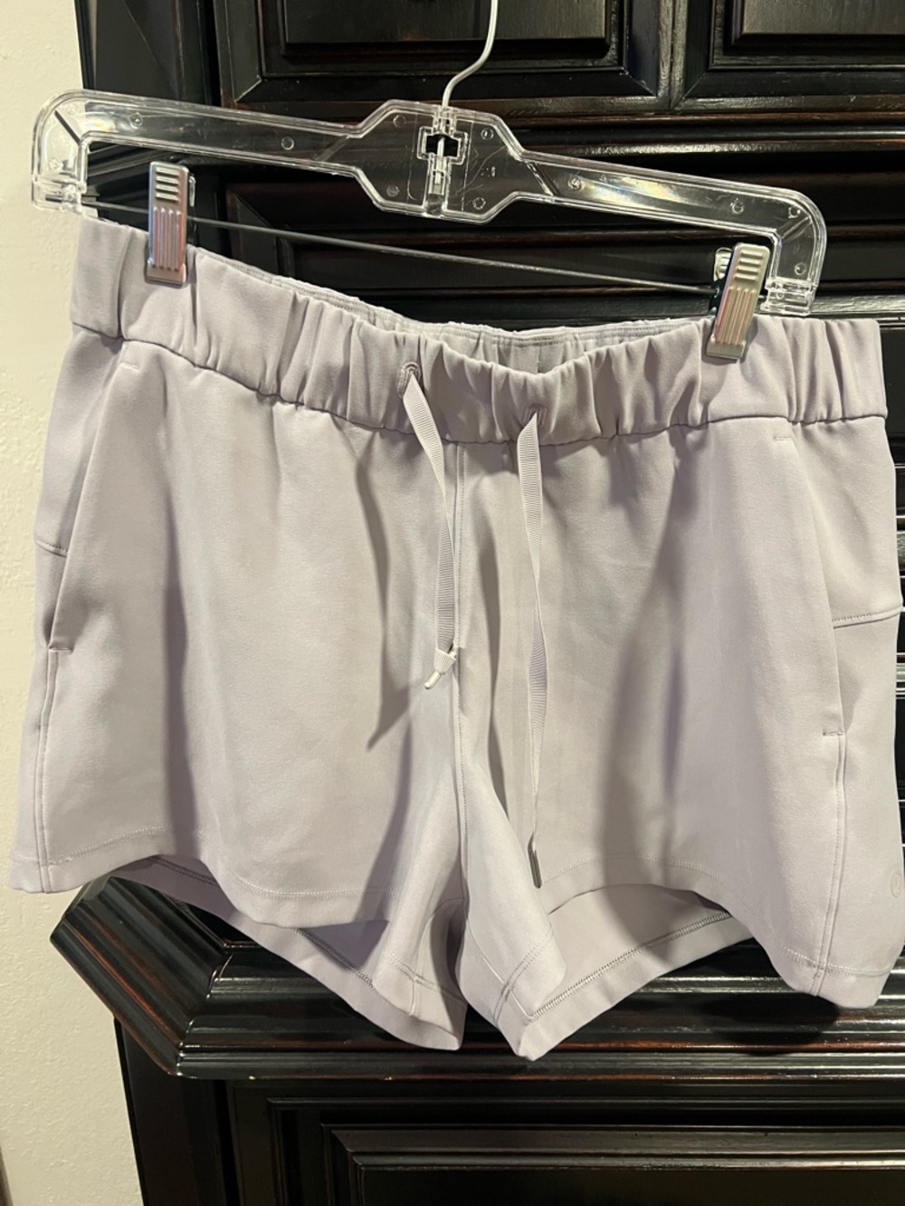 lululemon athletica Light Lavender Drawstring Athletic Shorts